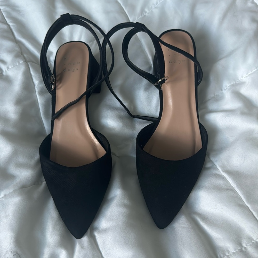 Suede Pointed Heels